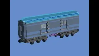 How To Build A Lego 1015 Manhattan Express Baggage Car 2/2