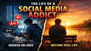 A Social Media Addict's Life in 2 Minutes