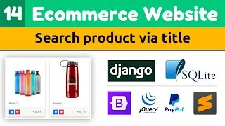 Search product via title in database | Django eCommerce Website | Django Tutorials