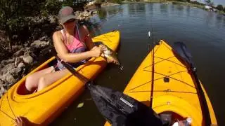 Bass Fishing Lake Afton, Kansas