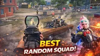 INSANE Random Squad Plays in PUBG Mobile 😱🔥 | Best Moments
