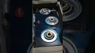 Pigeon gas stove 3 burner +one tawa+one frypan combo