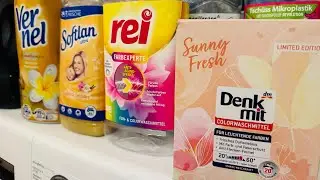 Schwarze Wäsche mit verschiedenen Produkten 💛💛 Schnellmix 40 grad 🌡️