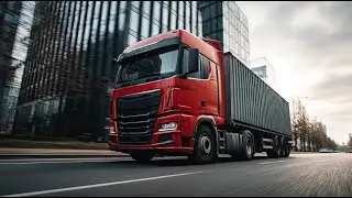 🚛 City Container Delivery! European Truck in Action! 🏙️🔥