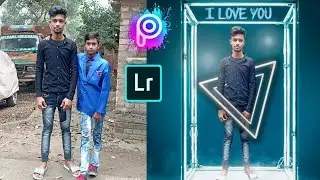 Neon lights  Box Photo Editing || PicsArt Editing Tutorial || Change background HD 2022 ||