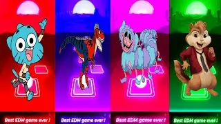 The Amazing World🆚Dinosaur Spider Man🆚PJ Pug A Pillar🆚Alvin and the Chipmunks❤️Who is best player