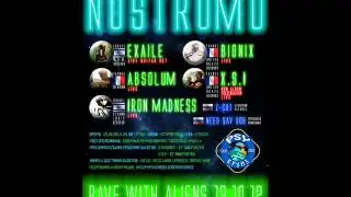 NOSTROMO by Psychedelic Renaissance.Exaile,Absolum,Bionix,X.S.I,Iron Madness live in Moscow 10.13.12