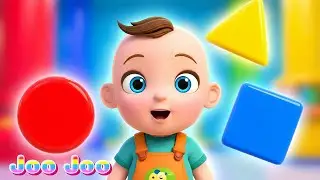Colors & Shapes for Toddlers 🎨 Circle Square Triangle | Fun Kids Song@JooJooNurseryRhymes