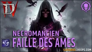 Build Nécromancien Chancre Faille des Ames Diablo 4 Saison 6, le roi de l'ombre !