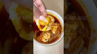 I MADE MY SPECIAL EGG & ONION BOIL🥚🍜🧅! #eggboil #egg #boil #onion