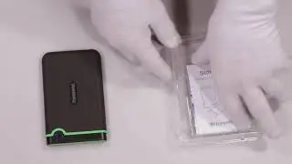 Unboxing Transcend Disk StoreJet 2.5 M3E 2TB Portable HDD MS3 SLIM