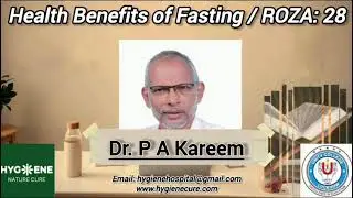Health Benefits of Fasting / Roza 28