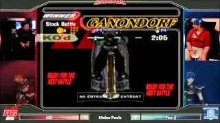 HC24 Melee Pools - IJIZ (Ganondorf) vs Fire :) (Marth/Ice Climbers)