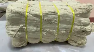 Full process of making silk yearn at Eri Spun mill Adabari kokrajhar