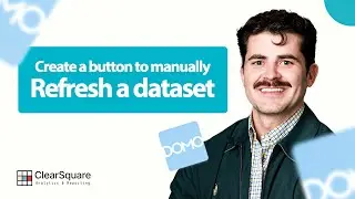 Domo - How to create a button to manually refresh a dataset