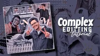 Complex edit tutorial Picsart 🍁| Complex edit for fanpage