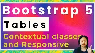 TinaTeach Bootstrap 5 for Beginners : Responsive Tables