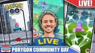 LIVE *SHINY 100IV* ARTICUNO WEATHER BOOSTED! Shiny *PORYGON* Community Day