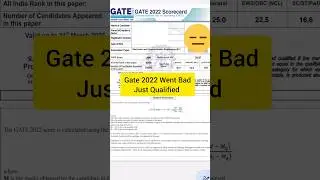 GATE RESULT 2023 😭 | EC GATE | GATE QUALIFIED