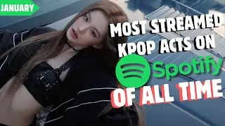 [TOP 50] MOST STREAMED KPOP ACTS ON SPOTIFY OF ALL TIME | JAN 2026