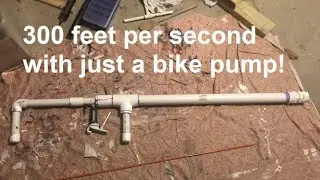 How to Make a POWERFUL Compressed Air Cannon (300+ fps)
