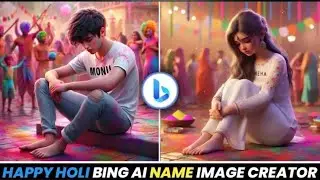 Sad Missing 🥺 | Happy holi ai photo editing 2024 | happy holi ai image kaise banaye #ai