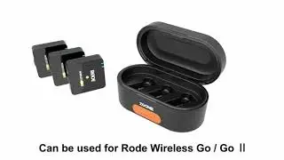 Wireless Charging Case Replacement for Rode Wireless GO/GO II Microphone System