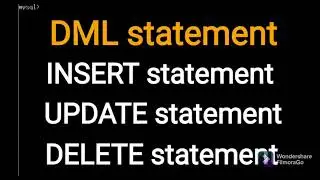 CLASS 12 computer science | SQL DML statement #sql #insert #update #delete