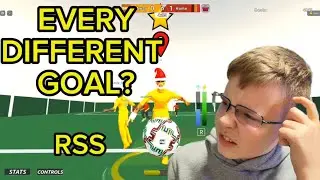Реалистичный уличный футбол в ROBLOX: все разные голы? #realisticstreetsoccer #roblox #rss #goals