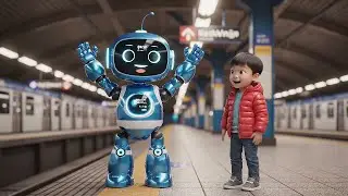 Subway Surfers Mini Robot Jumped Over the Train | Nursery Rhymes for Kids & Baby Songs