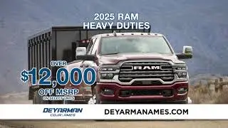THE START SOMETHING NEW SALES EVENT HAPPENING NOW AT DEYARMAN CHRYSLER DODGE JEEP RAM IN AMES, IOWA