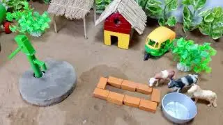 &ldquo;$10 DIY Cow Shed & Horse House | Mini Hand Pump | Woodworking Science Project Idea | @KeepVilla&rdquo;