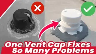 Stop Using Plastic! 🔧 This Aluminum RV Vent Cap Fixes Leaks for Good 💦