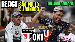 VERGONHA NO MORUMBIS! REACT SÃO PAULO 0 X 1 LDU DE QUITO SPFC ELIMINADO LIBERTADORES 2025