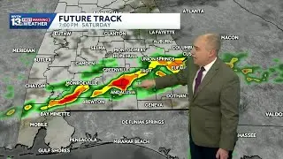 Strong storms and an Arctic blast in Alabama's weekend weather forecast