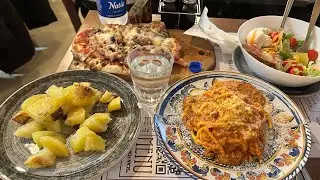 Беженец 🇮🇹 Рим. Итальянцы экономят на отоплении?😬 Ресторан с самым высоким рейтингом. Еда. Цены.