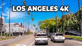 Los Angeles 4K ☀️ Mulholland Drive To Sunset Boulevard
