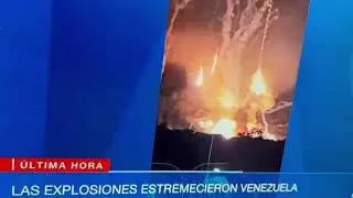 The explosions shook Venezuela.