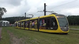 Trams in proefbedrijf op de Uithoflijn in Utrecht