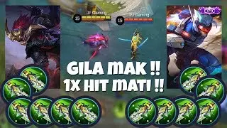 HANZO VS SABER || FULL BLADE OF DESPAIR || 1X HIT MATI !! MOBILE LEGENDS