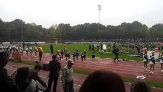 Nationalhymnen von Damae/Fragma auf der Ru&szlig;heide Bielefeld Bulldogs vs. Cologne Falcons