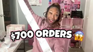 PACK $700 WORTH OF ORDERS WITH ME