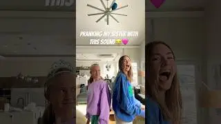 Her reaction is priceless #prank #sisters