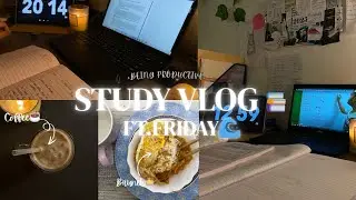Study with me ft.Friday🌊📚||4 productive study sessions with Lofi beats 🎶 ||