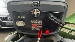 Установка выключателя аварийного отключения на подвесной мотор Evinrude 1965 года мощностью 6 л.с.