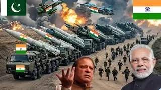 Pakistan India War- Pakistani Fighter Jets & Tanks Attack On Indian Army convoy GTA-5 