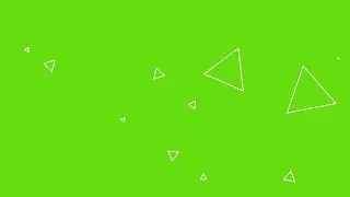 Green Screen Triangle Animation Overlay