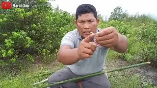 MEMBUAT JERAT BAMBU TENGGERAN