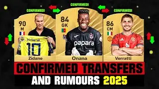 FIFA 26 | NEW CONFIRMED TRANSFERS & RUMOURS! 🚨🔥 ft. Onana, Zidane, Verratti... etc
