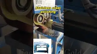 Stainless steel polishing machine #metalpolishing #aluminumpolishing #flatpolish #grindingmachine